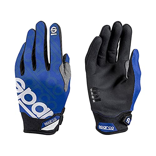 Sparco Meca 3 Guanti Taglia 11 (L) Blu