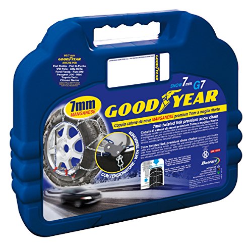 Goodyear 77954 Catene Neve 7 Mm Per Auto, Misura 090