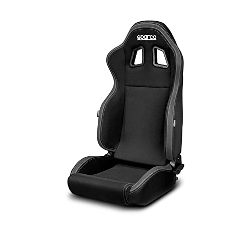 Sparco Sedile Sportivo R100 My22 Nero/Grigio (Regolabile)