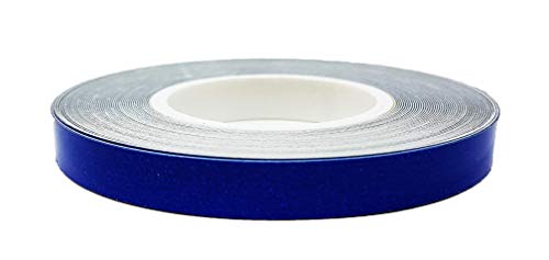 4R Quattroerre.It 10275 Wheel Stripes Rifrangenti Per Cerchi Moto, Blu, 9 Mm X 6 Mt