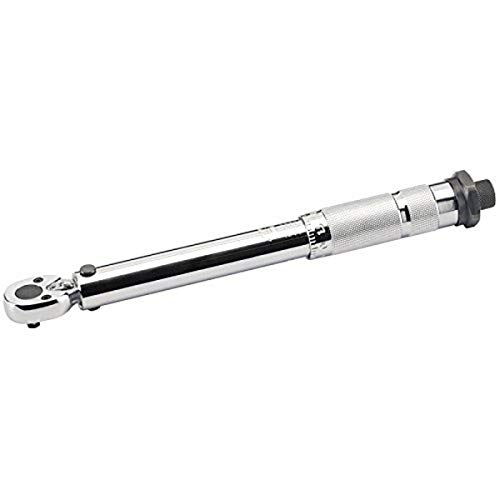Draper 78639 Btw 1/4" Chiave Dinamometrica Con Cricchetto, Attacco Quadrato, 5 – 25 Nm