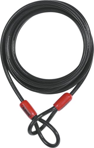 Abus Cobra 10 Loop Cable - Cavo D'Acciaio Rivestito In Plastica Sicurezza Per Accessori Di Biciclette E Motociclette Lunghezza 5 Metri, Spessore Mm