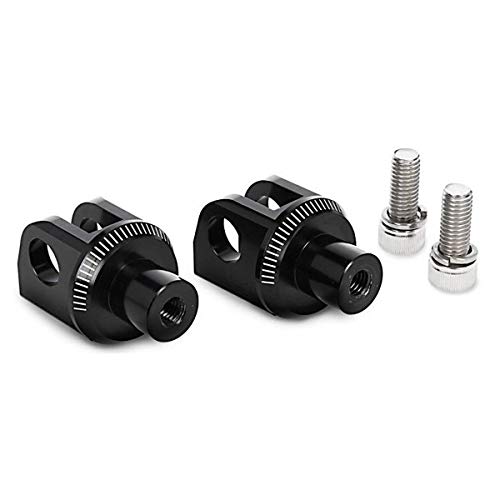 Puig Adattatore Set Pedane Pilota Per A Ducati Monster 821 14'-18', Ducati Monster 1200/S 14'-16', Nero