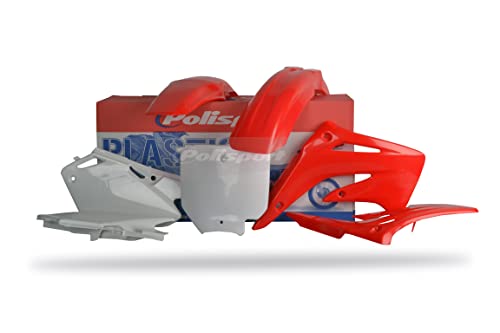 Polisport 90078 - Polisport Mx Plastic Replica Kit Per Chi Cerca La Qualità Oem Per Moto Honda In Colore Oem