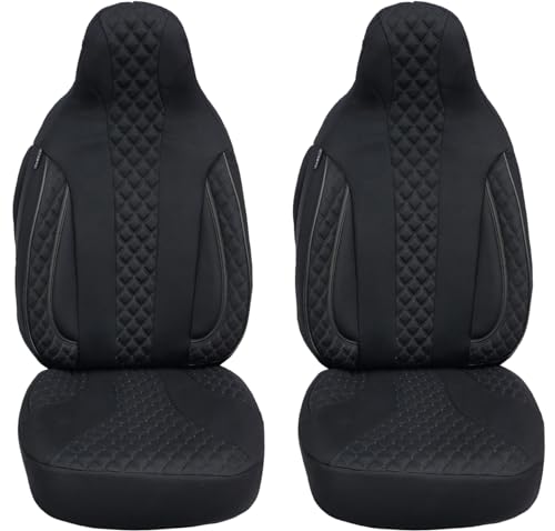 Bremer Sitzbezüge Coprisedili Auto Compatibili Con Bmw X2 X39 Conducente E Passeggero A Partire Dal 2018 / Set Di 2 Coprisedili Per Auto, Colore Nero