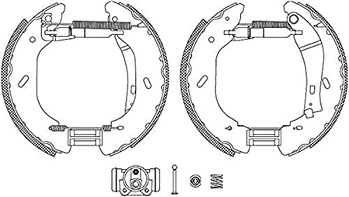 Hella Pagid 8Db 355 005-071 Kit Ganasce Freno,R1297,Per Es. Ford / Ldv