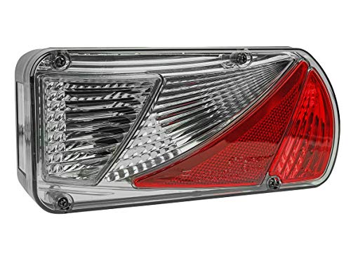 Eufab 11540-Luce Posteriore Destra, Completo Con Vetro Fumé