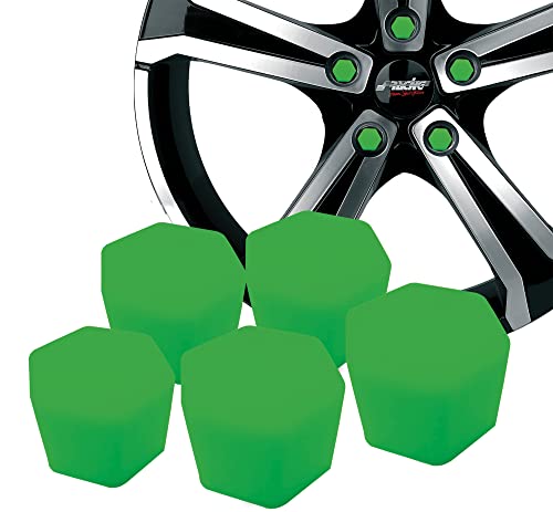 Simoni Racing Cbg/19 Soft Sil Copribulloni Universali, Set Tappi Copribulloni Ruote Auto,Copridadi Ruota Per Auto,Tappi Dadi Ruota Cerchione, Chiave 1