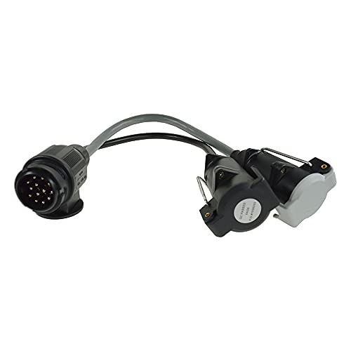 Maypole Mp603 - Cavo Adattatore N E S, 13 - 7 Pin, 12V, Nero