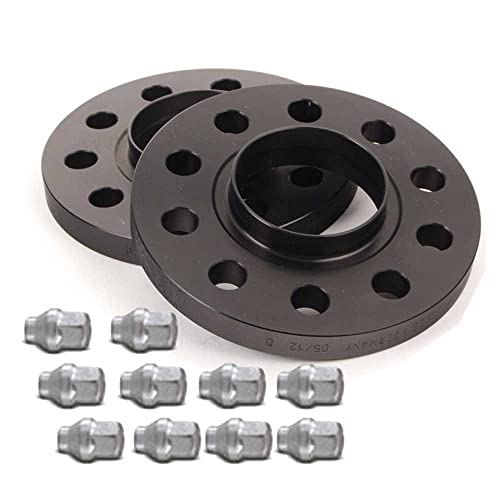 Rh+ H&R Set Di Distanziali Per Ruote Drs-Mz-Sistema 20Mm Per Asse - Interasse 4X108 - Mozzo 63,3Mm - Bulloni M12X1,5 - Compatibile Con Ford - Nero