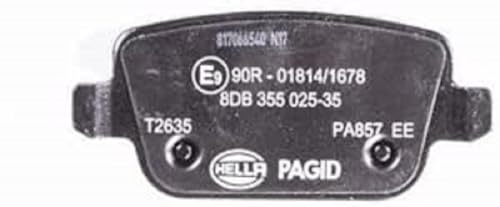 Hella Pagid 8Db 355 025-351 Kit Pastiglie Freno,T2635,Spessore,15.7Mm,Sistema Frenante,Trw,Non Predisposto Per Contatto Segnalazione Usura,Per Es. Lan
