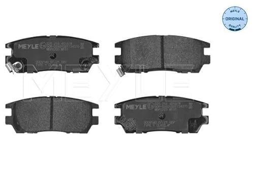 Meyle 025 218 4014/W Kit Pastiglie Freno, Freno A Disco