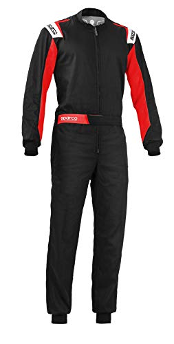 Sparco 002343Nrrs0Xs Rookie Tuta Da Kart, Xs, Nero/R