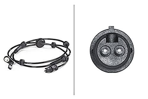Hella 6Pu 009 106-781 Sensore, N° Giri Ruota, 12V, Assale Anteriore Dx, Cavo 1265Mm