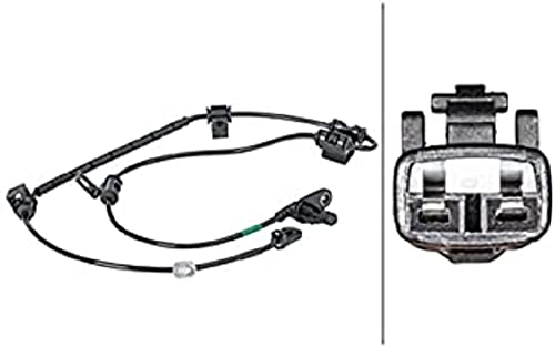 Hella 6Pu 012 679-831 Sensore, N° Giri Ruota, 12V, 2A... Poli, Assale Anteriore Sx, Cavo 970Mm, Con Supporto