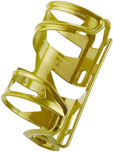 Elite Portabidon Prism Destra Carbonio Metallico Porta-Bottiglie, Sport, Dorato (Dorato), Taglia Unica