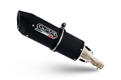 Gpr Exhaust System, Scarico Marca Gpr, Compatibile Con Hond Cbf 600 – N 2004 Al 2006, Furore Nero, Omologato, Con Raccordo Specifico