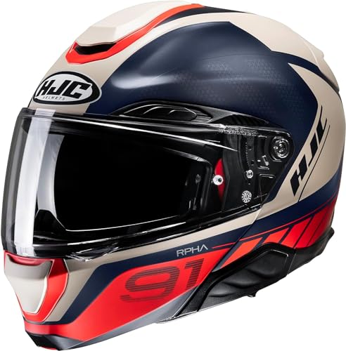 Hjc, Casco Moto Modulare Rpha91 Rafino Mc1Sf, L