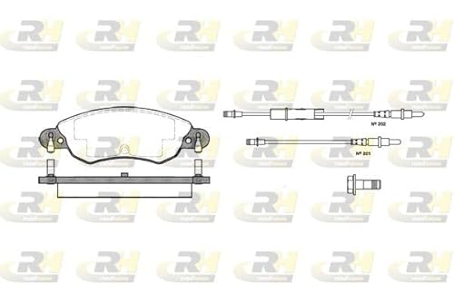 Roadhouse 2829.04 Set Di Pastiglie Freno