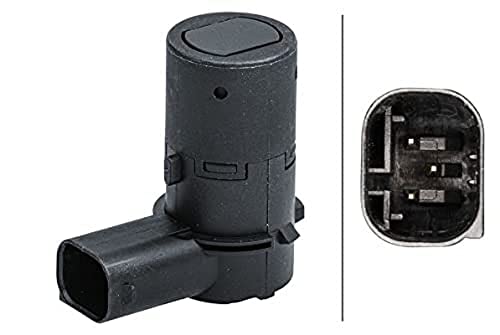 Hella 6Px 358 141-351 Sensore, Assistenza Parcheggio, Angolato, 3A... Poli, Infilato, Verniciabile