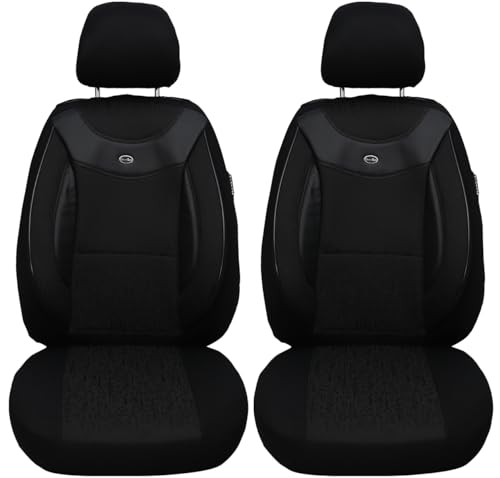 Bremer Sitzbezüge Set Di 2 Coprisedili Per Auto Compatibili Con Bmw Serie 3 E46 Conducente E Passeggero Dal 1998 Al 2006 / Coprisedili Per Auto, Color