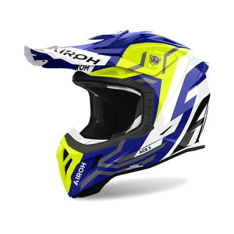 Airoh Casco Offroad Aviator Ace2 Ground Yellow Gloss S