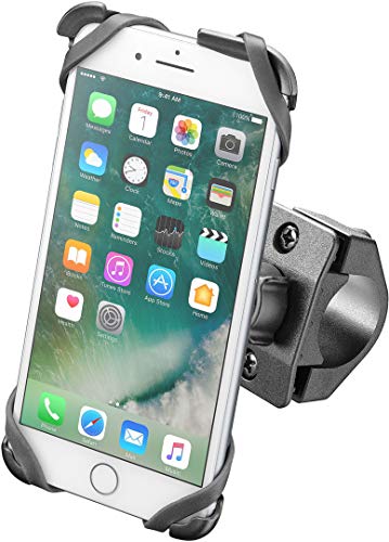 Interphone Cellularline Cradle | Supporto Moto Bici Crab Manubrio Tubolare Universale Iphone 8 Plus.