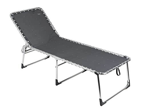 Crespo Al/364-M-40 - Cama Extra Ancha Aluminio-Tejido Multifibra(Con Gomas), Color Gris Antracita