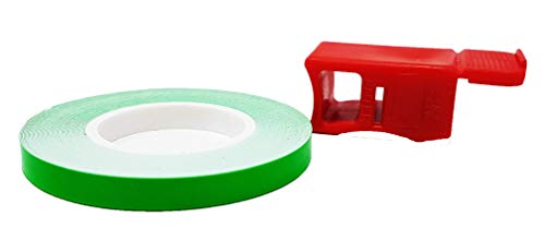 Wheel Stripes Strisce Fluorescenti Per Cerchi Moto Con Applicatore, Verde, 5 Mm X 6 Mt