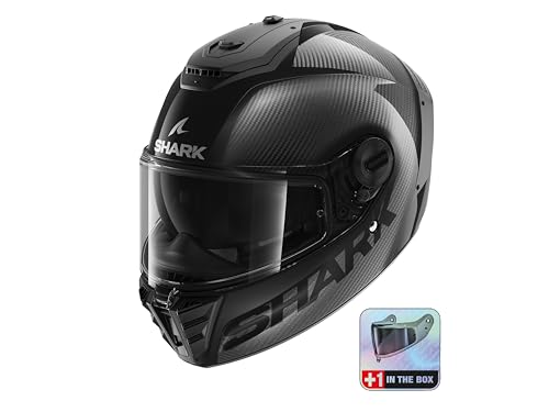 Shark, Casco Moto Integrale Spartan Rs Carbon Skin Dad, L (+ Visiera Fumè Aggiuntiva)