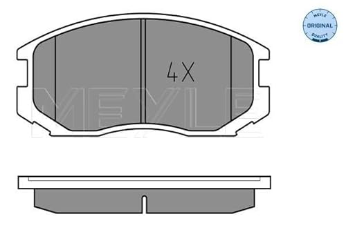 Meyle 025 216 5015 Kit Pastiglie Freno, Freno A Disco