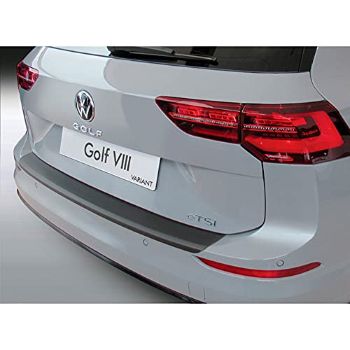 Protezione Paraurti Posteriore Abs Compatibile Con Volkswagen Golf Viii (Cd) Variant/Alltrack 2020- Incl. Gti & R Nero