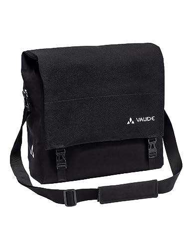 Vaude Borsa Da Bicicletta Per Portapacchi Augsburg Iv 14L, Colore Nero, Elegante Borsa Da Bicicletta, 100% Impermeabile, Per Portapacchi Posteriore, F