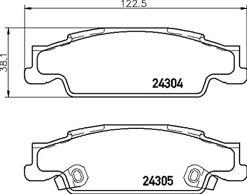 Brembo P 09 007 - Pastiglia Freno - Posteriore