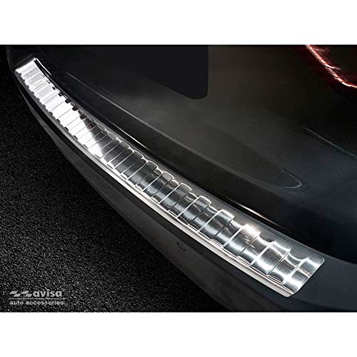 Avisa Protezione Paraurti Posteriore In Acciaio Inox Compatibile Con Bmw Serie 3 G21 Touring Pacchetto M 2018- 'Ribs'