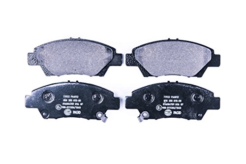 Hella Pagid 8Db 355 015-001 Kit Pastiglie Freno,T1922,Spessore,16.5Mm,Sistema Frenante,Akebono,Con Segnalatore Acustico Usura,Per Es. Honda