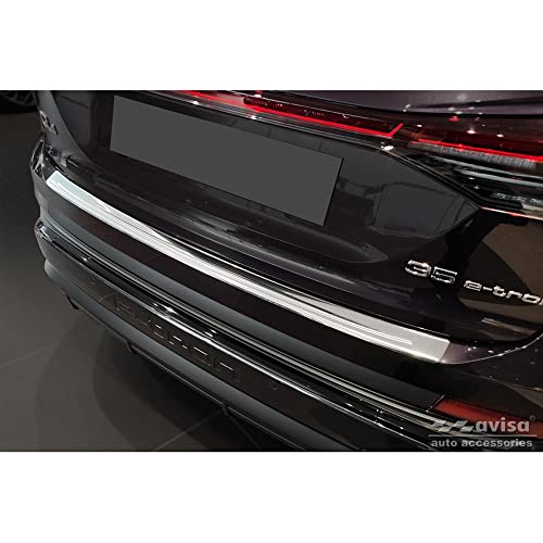 Protezione Paraurti Posteriore In Acciaio Inox Compatibile Con Audi Q4 E-Tron 2021-