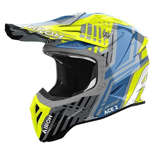 Airoh Casco Offroad Aviator Ace 2 Proud Yellow Gloss L