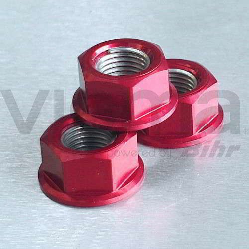 Pro-Bolt Lspn12 Lspn12-Dado Per Ruota Dentata, In Alluminio, Colore: Rosso