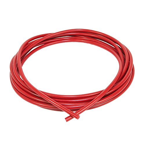 Ramair Filters Vac4Mm-5M-Rd - Tubo Per Aspirapolvere In Silicone, 4 Mm X 5 M, Colore: Rosso