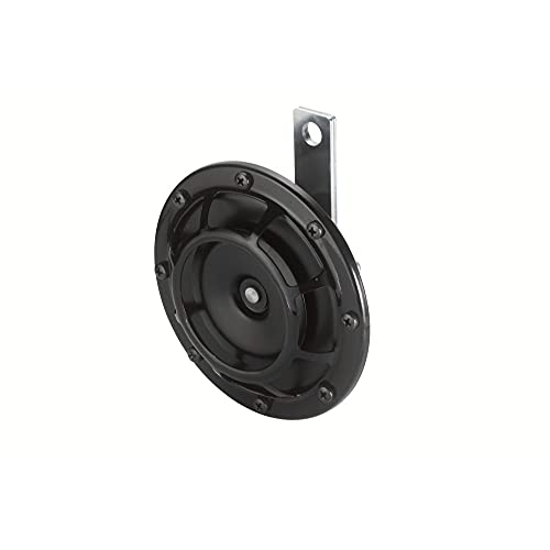 Hella Clacson,Heavy Duty Horn B133,24V,110Db(A),Gamma Frequenze,500Hz,Tono Alto,Elettrico,Colore Alloggiamento/Sede,Nero,Attacco Piatto Ad Innesto,Qua