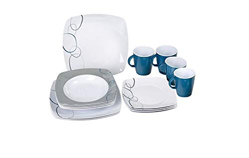 Brunner Cascade Melamine Set Piatti 16 Pcs.