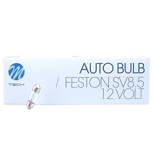 M-Tech B00Bomf85 K Lampada Sv8.5 – 8 12 V/5 W T11 X 31 C5 W, Set Di 10