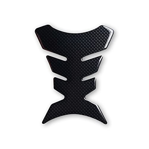 4R Quattroerre.It - 18163 - Paraserbatoio Tank Pad Adesivo 3D Per Moto, Scorpion, Nero