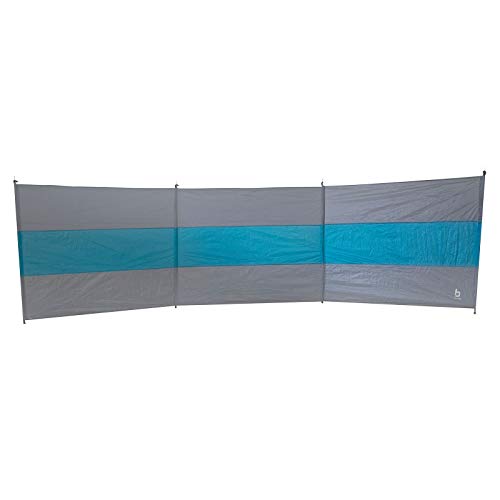 Bo-Camp Populair Paravento Grigio/Blu