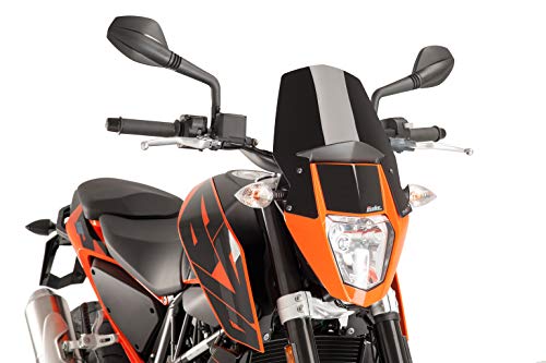 Puig 6009N Cupolino Naked New Generation Sport, Nero