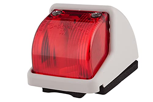 Hella 2Sa 006 679-027 Luce Posizione Posteriore, Alogeno, 24V, Montaggio, Esterno, Colore Diffusore Luce Rosso, Spina Maschio, Sx/Dx/Tetto Veicolo, Qu