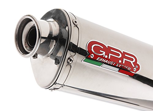 Gpr Italia Scarico Compatibile Con F 800 - S 2006/11 Terminale Scarico Omolog. Con Raccordo Trioval