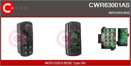 Casco Cwr63001As Interruttore Alzavetro Mercedes Truck
