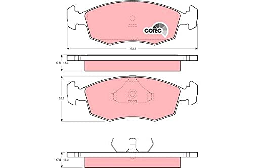 Trw Automotive Aftermarket Gdb371 Pastiglia Freno
